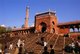 India: Daybreak at the southern entrance to the Jama Masjid, Delhi’s great Friday mosque, Old Delhi